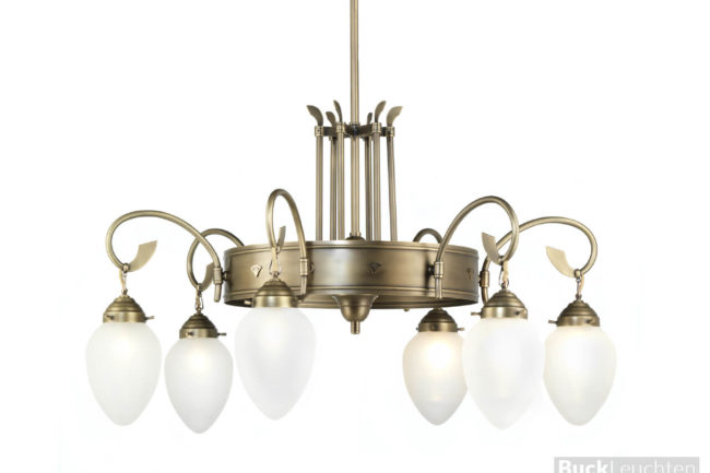 ringleuchter_historisierend-_mundgeblasene_formglaser_mattiert_6_x_ledmax_8,5_w_je_1000_lumen_komplett_aus_messing_gefertigt_bruniert