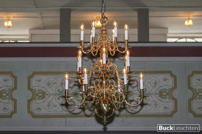 Flämischer Barockleuchter, Kirche in Lerbach