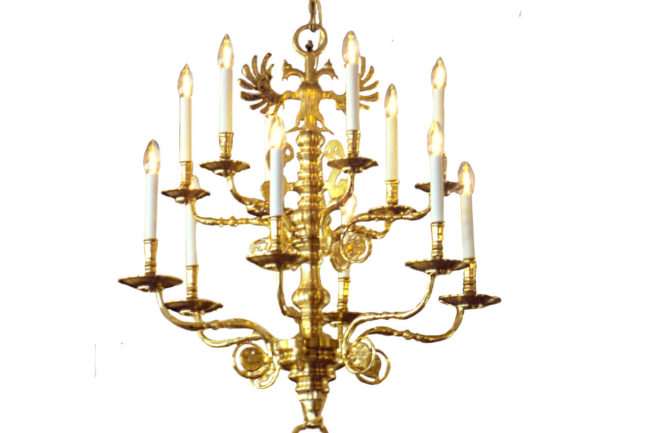 9_32_12_-renaissance_leuchter_12_arme_in_2_kranzen_d_=ca_90_cm_h_=_ca._90_cm_messingguss_hochglanz_poliert
